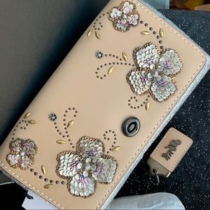 SOLD NWT Coach 1941 Dinky Crossbody Leather Sequin